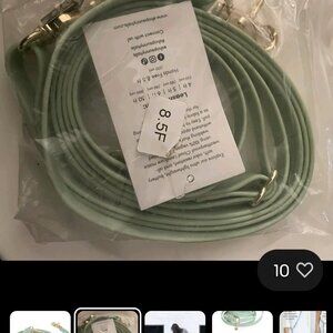 Vegan hands free fashionable dog leashes